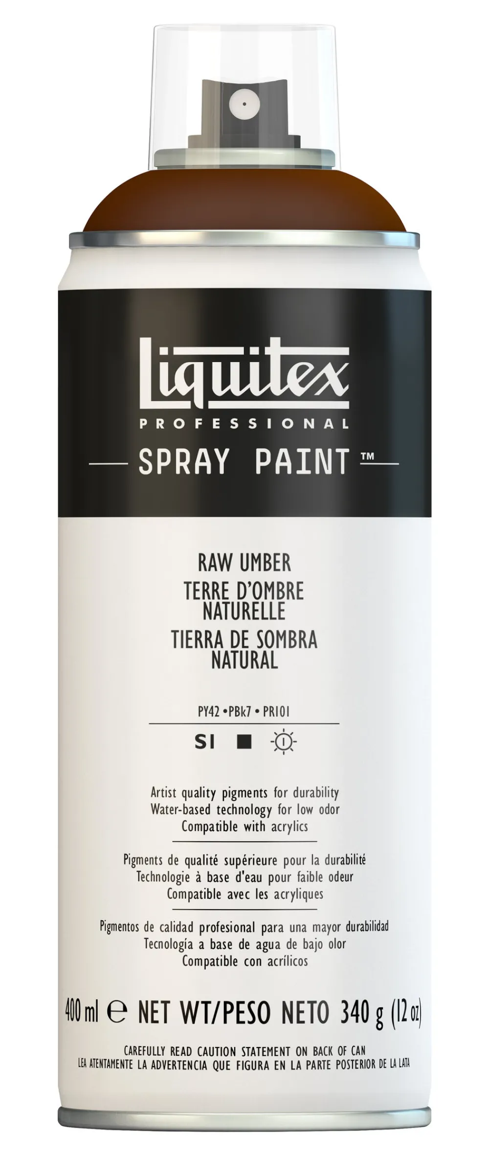 Liquitex Farba akrylowa w spray'u - - Raw Umber, 400 ml