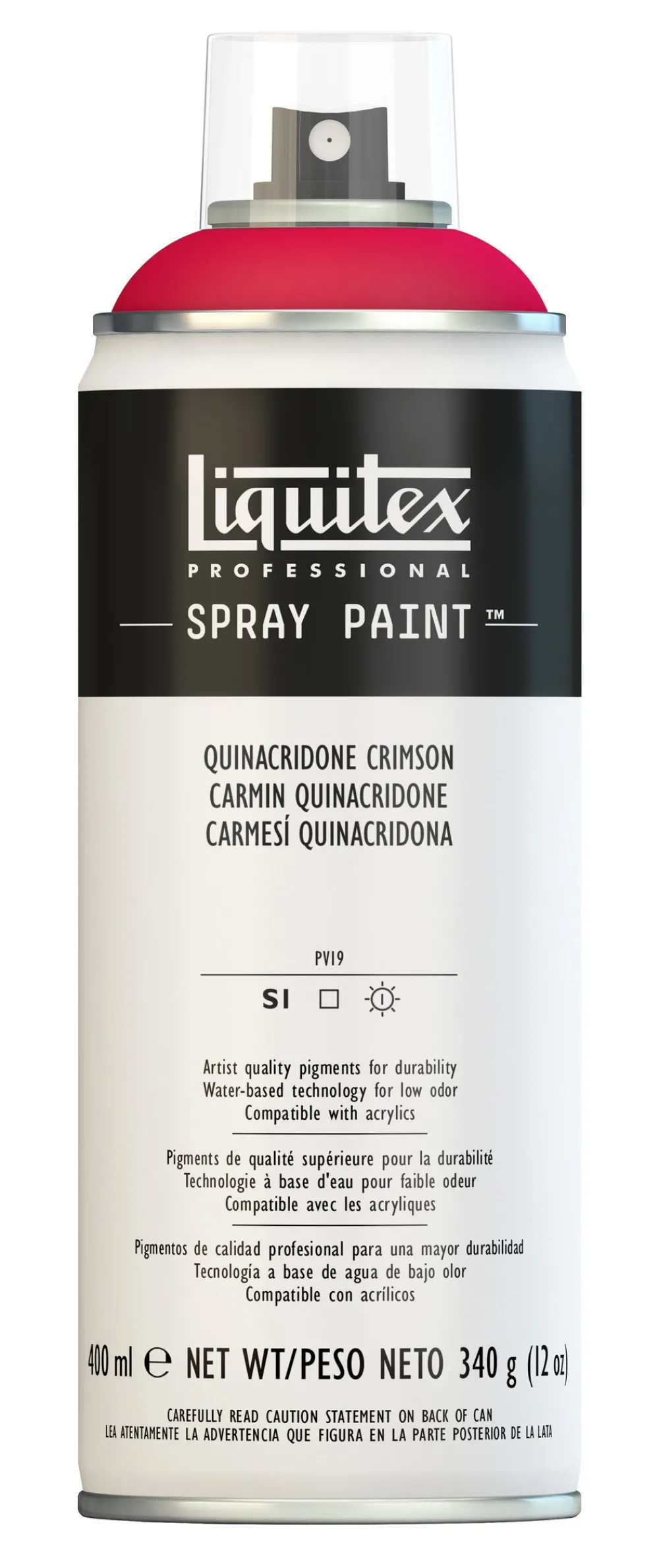 Liquitex Farba akrylowa w spray'u - - Quinacridone Crimson, 400 ml