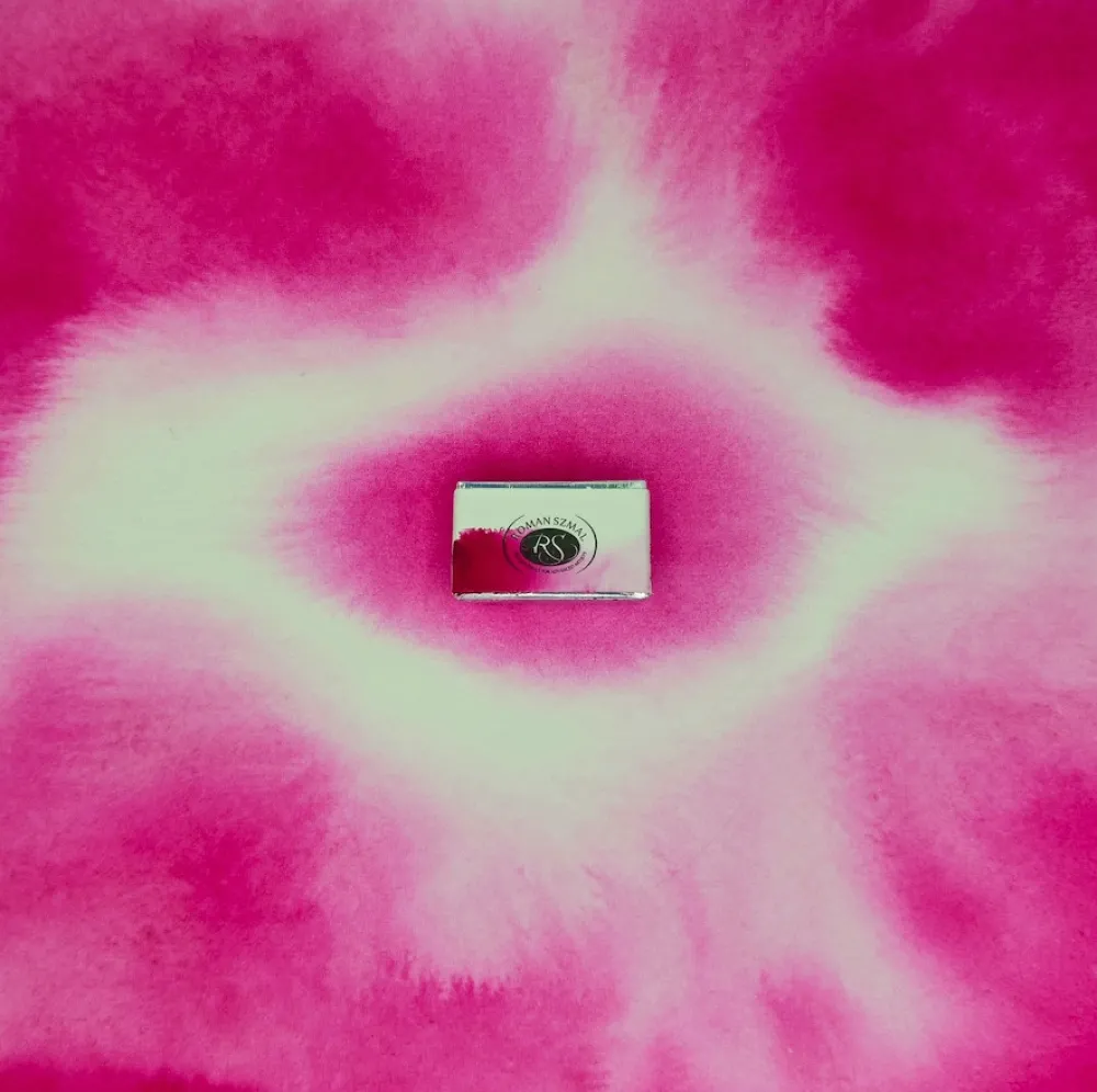 Roman Szmal Farba akwarelowa Aquarius - - 416, Quinacridone Magenta, kostka