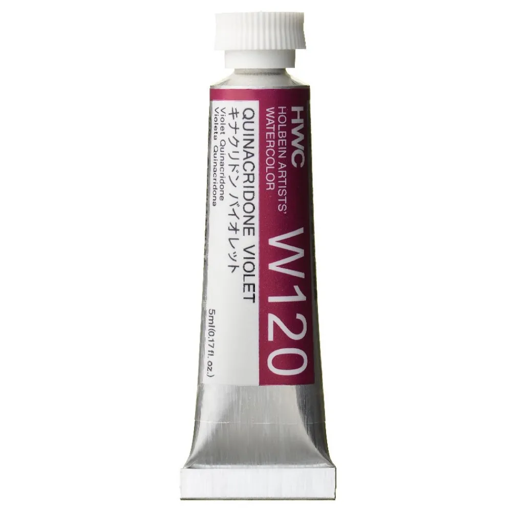 Holbein Farba akwarelowa Artists’ Watercolor - - Quinacridone Violet, 5 ml > Farby Akwarelowe