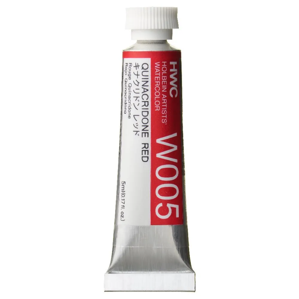 Holbein Farba akwarelowa Artists’ Watercolor - - Quinacridone Red, 5 ml