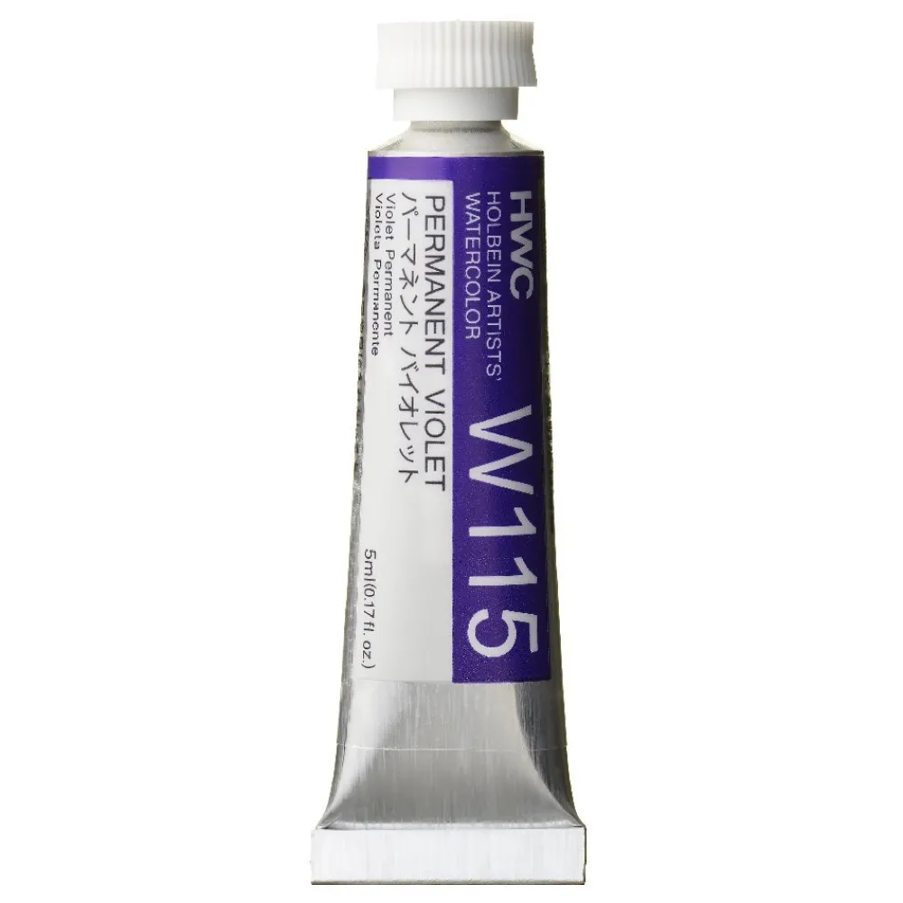 Holbein Farba akwarelowa Artists’ Watercolor - - Permanent Violet, 5 ml
