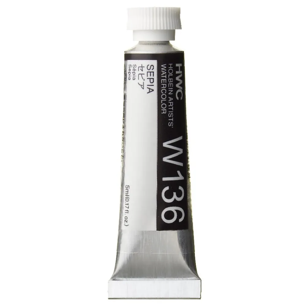 Holbein Farba akwarelowa Artists’ Watercolor - - Sepia, 5 ml
