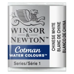Winsor & Newton Farba akwarelowa Cotman - - Chinese White, półkostka