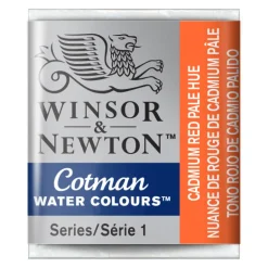 Winsor & Newton Farba akwarelowa Cotman - - Cadmium Red Deep Hue, półkostka > Farby Akwarelowe