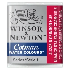 Winsor & Newton Farba akwarelowa Cotman - - Alizarin Crimson Hue, półkostka