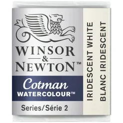 Winsor & Newton Farba akwarelowa Cotman - - Iridescent White, półkostka > Farby Akwarelowe