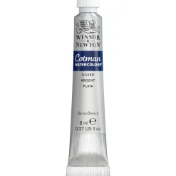 Winsor & Newton Farba akwarelowa Cotman - - Silver, 8 ml
