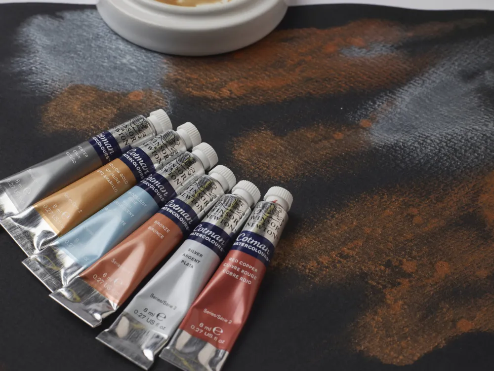 Winsor & Newton Farba akwarelowa Cotman - - Pewter, 8 ml > Farby Akwarelowe