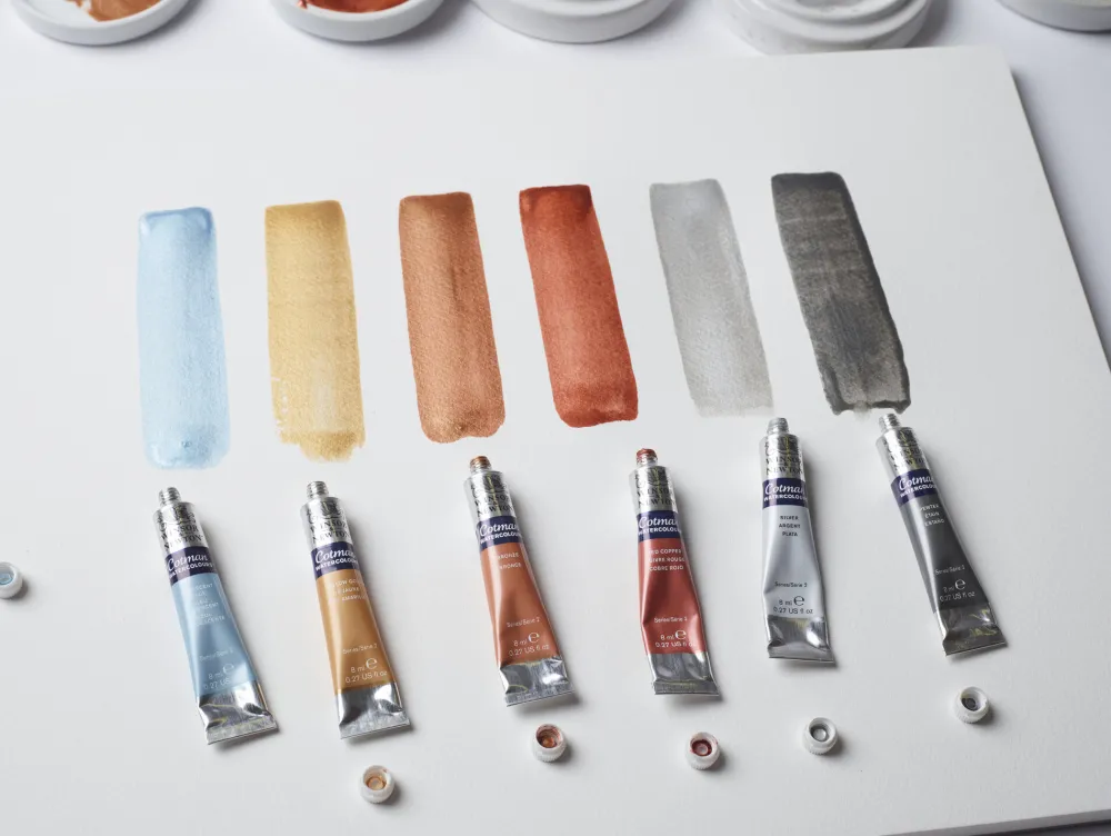 Winsor & Newton Farba akwarelowa Cotman - - Iridescent Blue, 8 ml