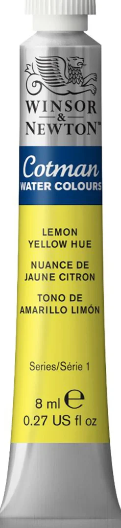 Winsor & Newton Farba akwarelowa Cotman - - Lemon Yellow Hue, 8 ml