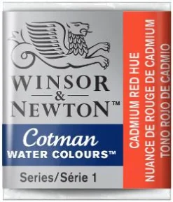Winsor & Newton Farba akwarelowa Cotman - - Red Hue, półkostka