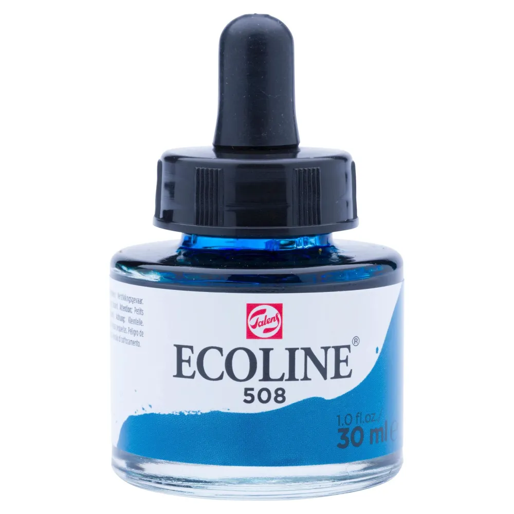 Talens Farba akwarelowa Ecoline - - Prussian Blue, 30 ml > Farby Akwarelowe