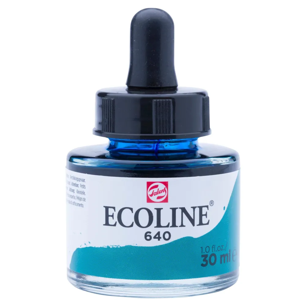 Talens Farba akwarelowa Ecoline - - Bluish Green, 30 ml