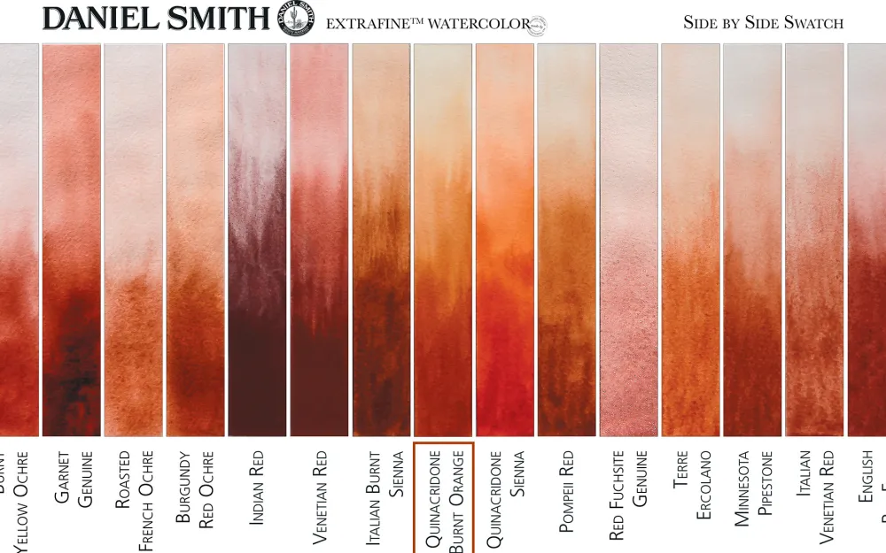 Daniel Smith Farba akwarelowa Extra Fine - - Quinacridone Burnt Orange, 5 ml > Farby Akwarelowe