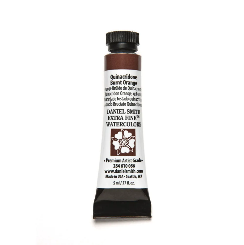 Daniel Smith Farba akwarelowa Extra Fine - - Quinacridone Burnt Orange, 5 ml > Farby Akwarelowe