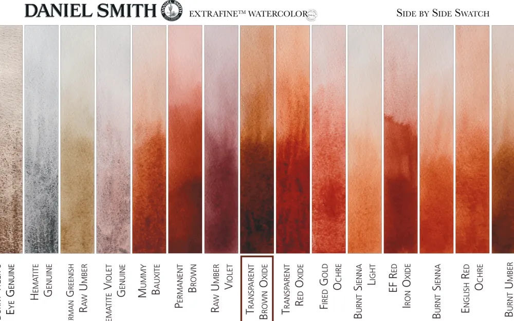 Daniel Smith Farba akwarelowa Extra Fine - - Transparent Brown Oxide, 5 ml