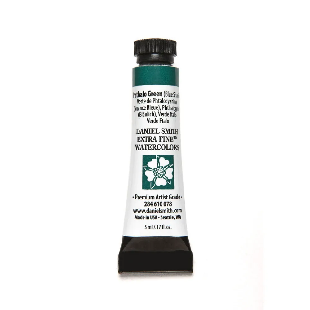 Daniel Smith Farba akwarelowa Extra Fine - - Phthalo Green (Blue Shade), 5 ml