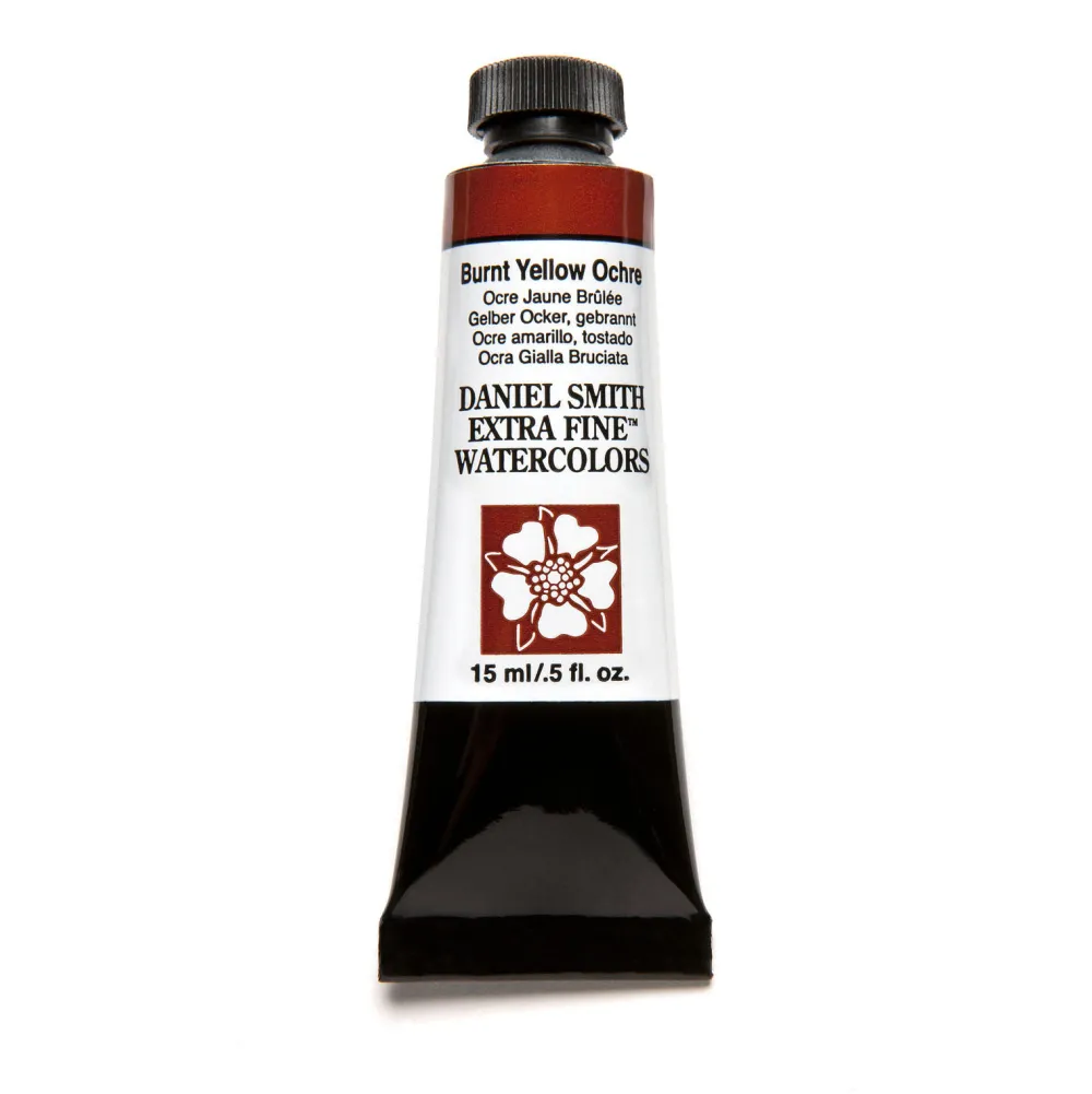 Daniel Smith Farba akwarelowa Extra Fine - - Burnt Yellow Ochre, 15 ml