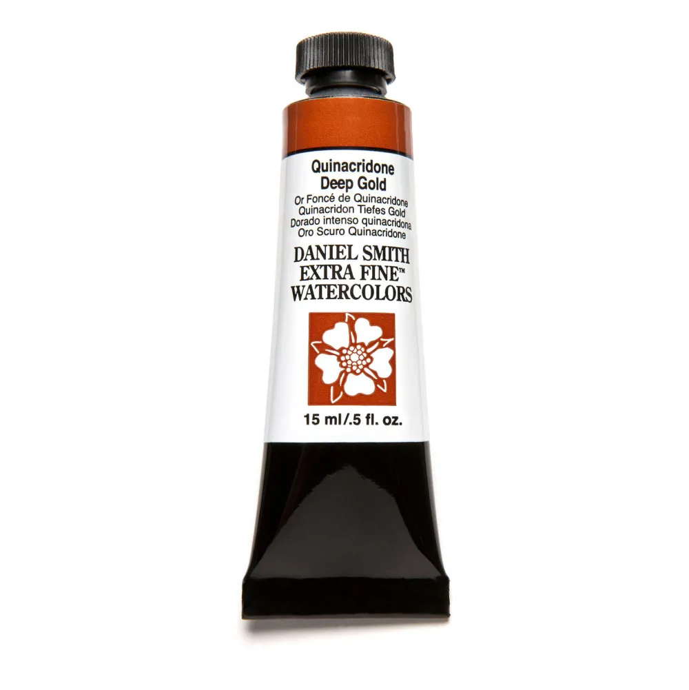 Daniel Smith Farba akwarelowa Extra Fine - - Quinacridone Deep Gold, 15 ml > Farby Akwarelowe