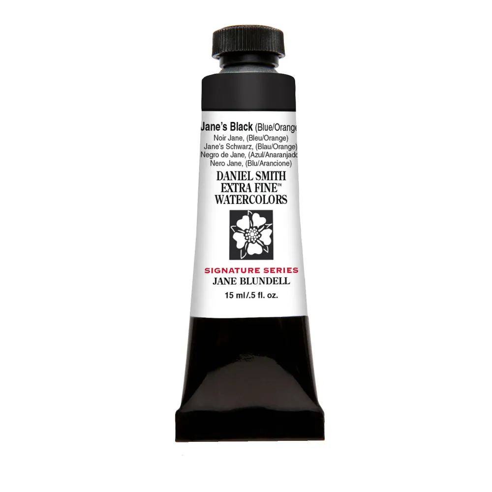 Daniel Smith Farba akwarelowa Extra Fine - - Jane's Black (Blue/Orange), 15 ml