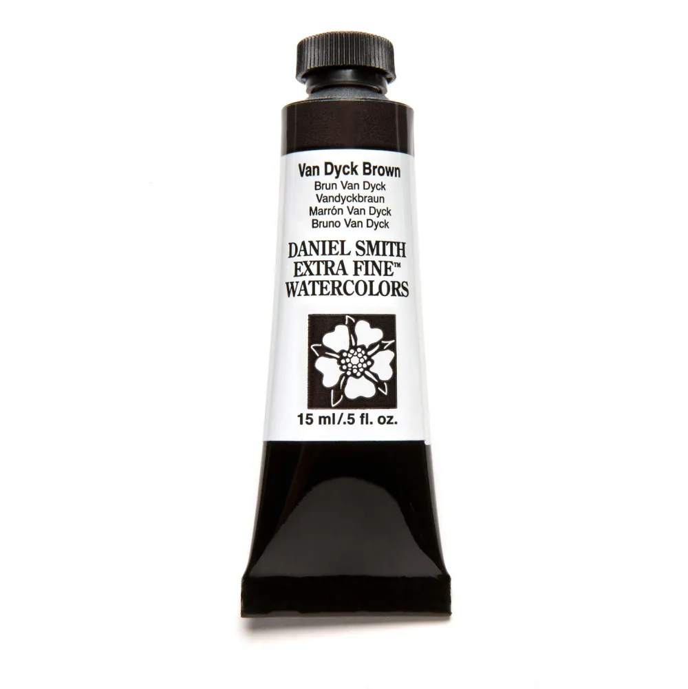 Daniel Smith Farba akwarelowa Extra Fine - - Van Dyck Brown, 15 ml