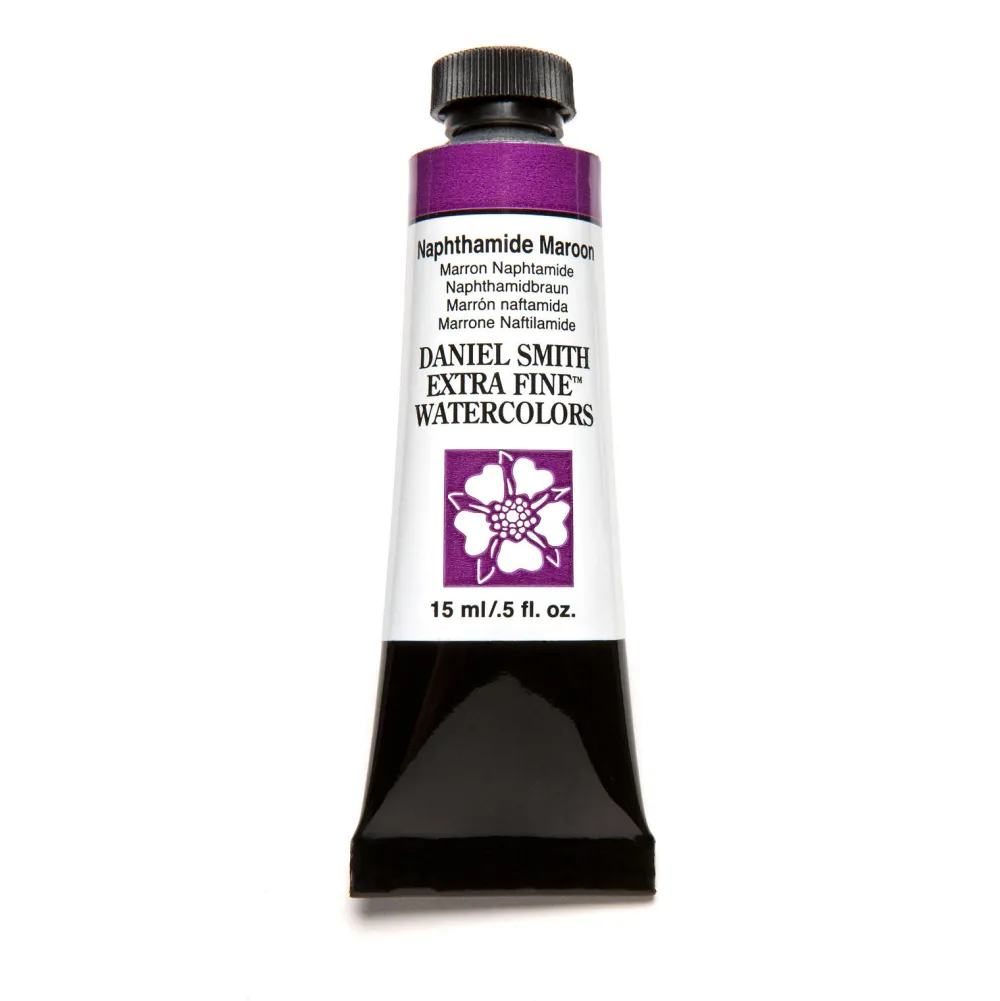 Daniel Smith Farba akwarelowa Extra Fine - - Napthamide Maroon, 15 ml