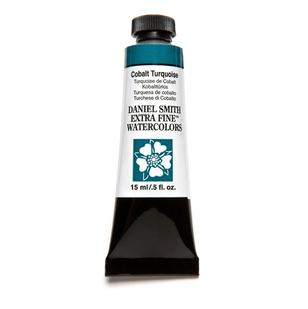 Daniel Smith Farba akwarelowa Extra Fine - - Cobalt Turquoise, 15 ml