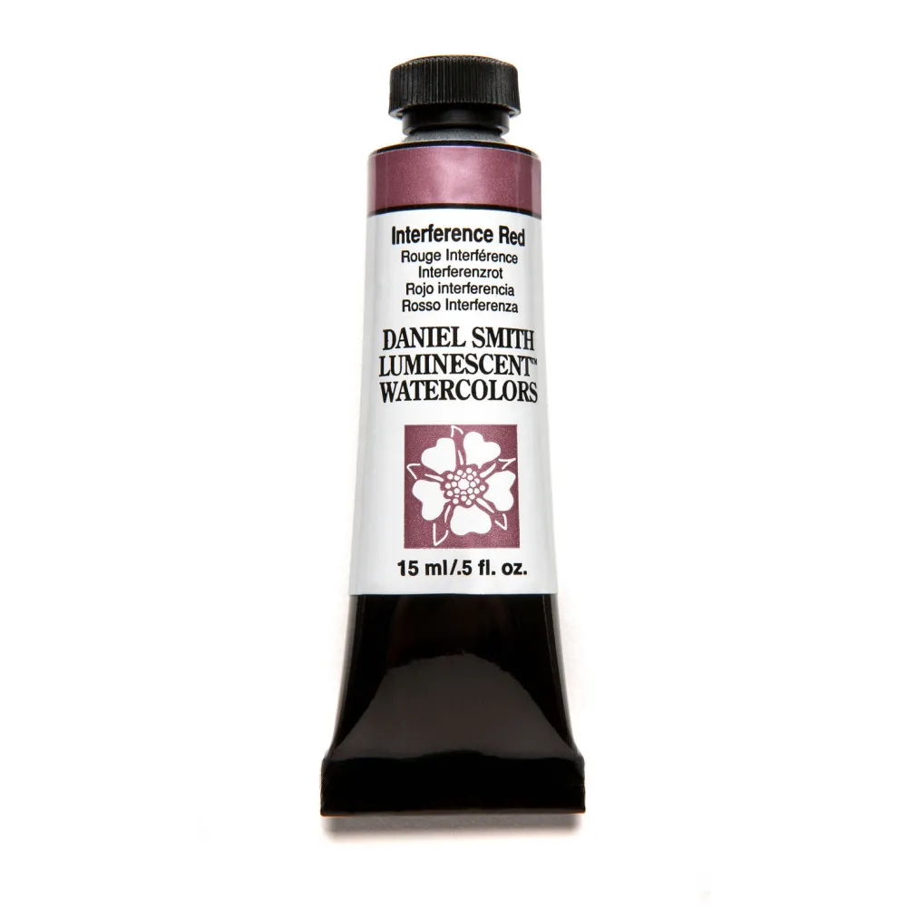 Daniel Smith Farba akwarelowa Extra Fine Luminescent - - Interference Red, 15 ml