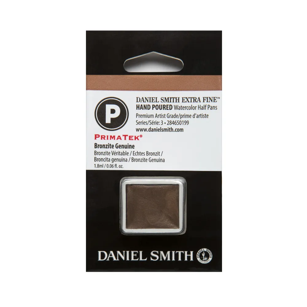 Daniel Smith Farba akwarelowa Extra Fine PrimaTek w półkostce - - Bronzite Genuine