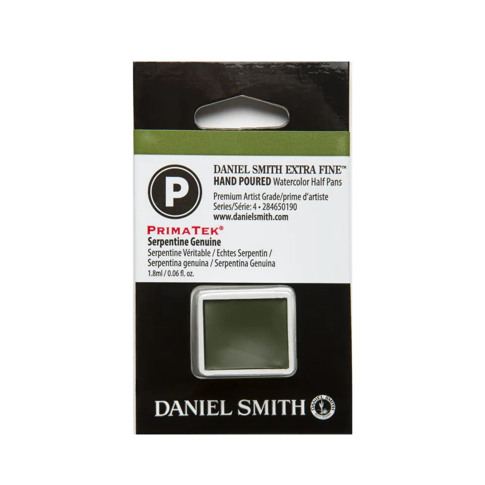 Daniel Smith Farba akwarelowa Extra Fine PrimaTek w półkostce - - Serpentine Genuine > Farby Akwarelowe