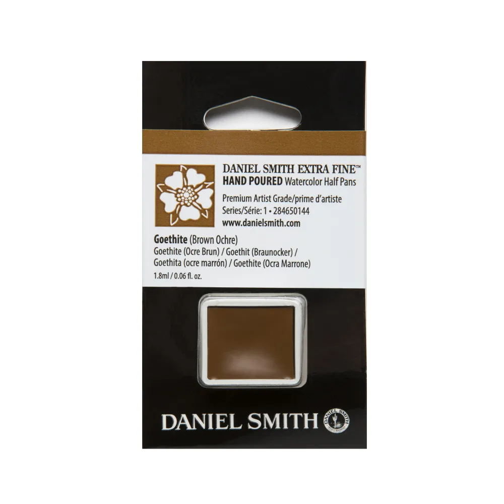 Daniel Smith Farba akwarelowa Extra Fine w półkostce - - Goethite (Brown Ochre)