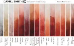 Daniel Smith Farba akwarelowa Extra Fine w półkostce - - Transparent Red Oxide