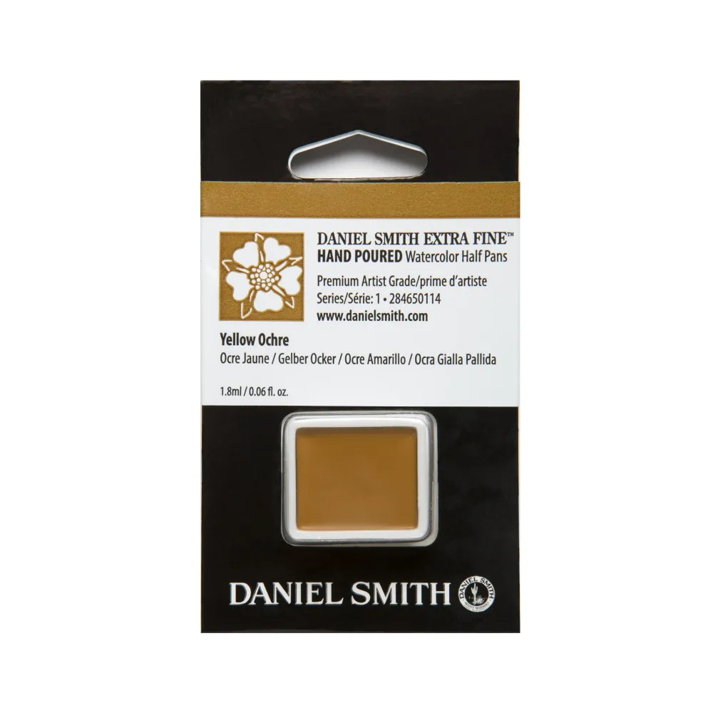 Daniel Smith Farba akwarelowa Extra Fine w półkostce - - Yellow Ochre