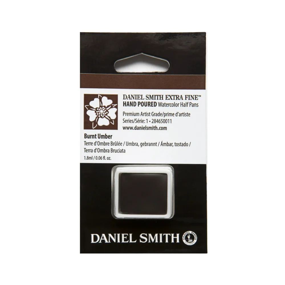 Daniel Smith Farba akwarelowa Extra Fine w półkostce - - Burnt Umber > Farby Akwarelowe