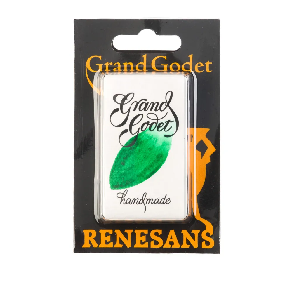 Renesans Farba akwarelowa Grand Godet w kostce - - 29 Copper Oxide Green