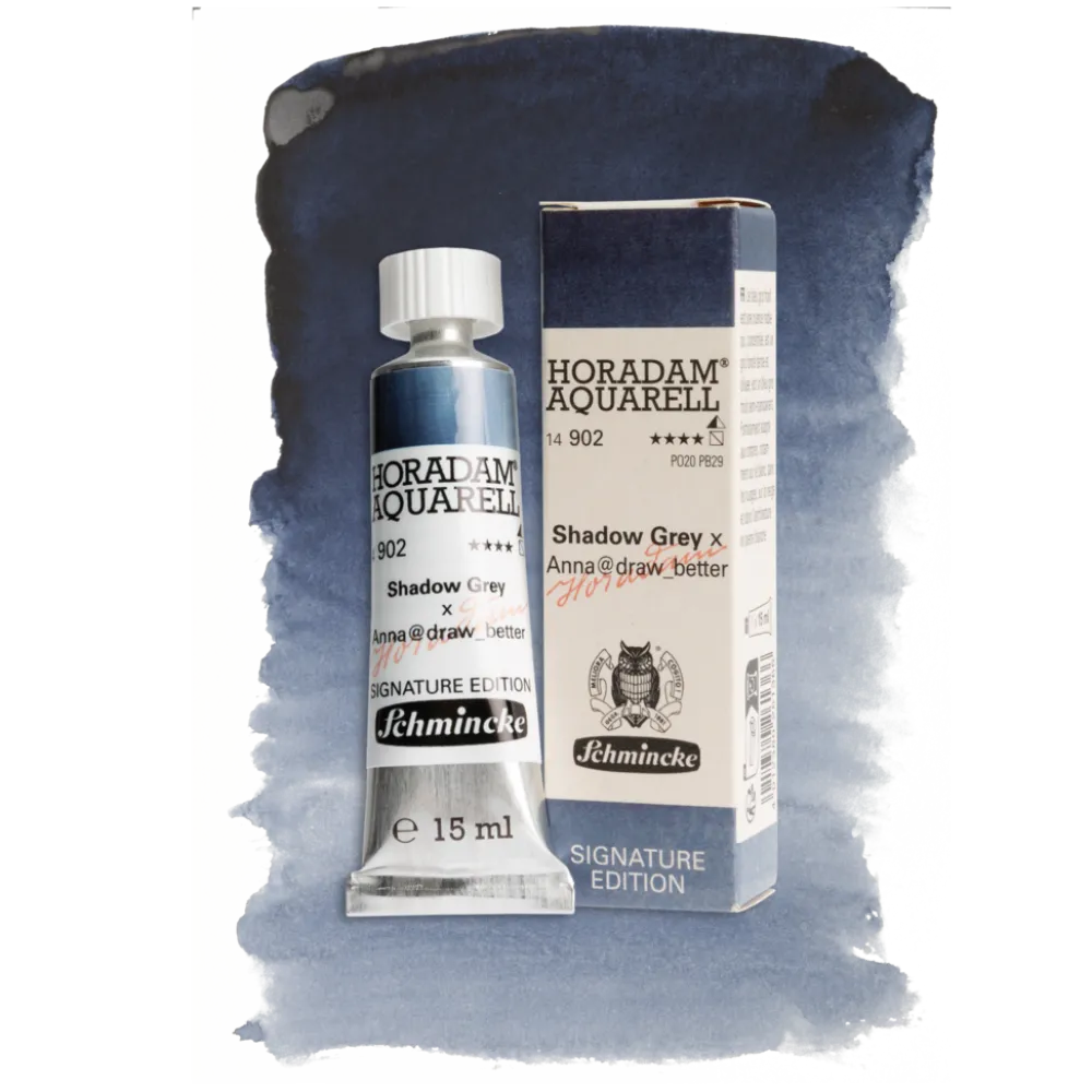 Schmincke Farba akwarelowa Horadam Aquarell - - 902, Shadow Grey, 15 ml > Farby Akwarelowe