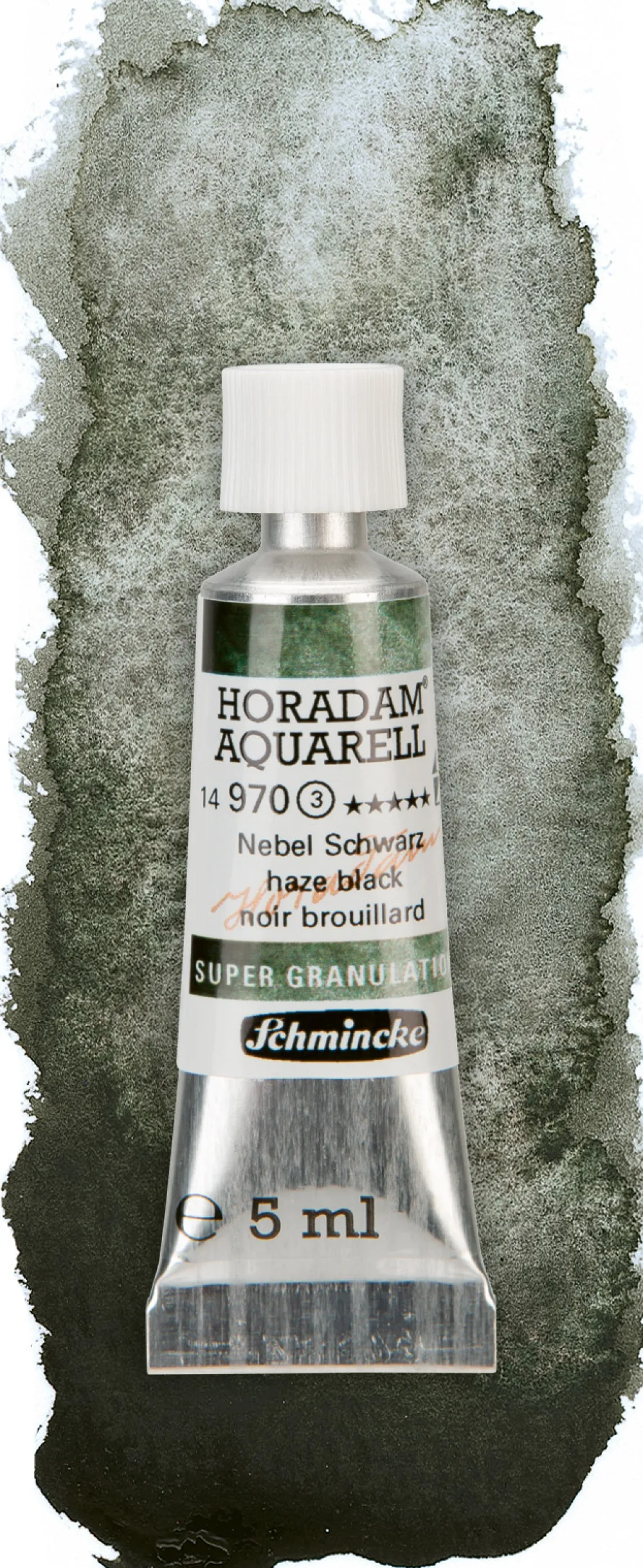 Schmincke Farba akwarelowa Horadam Aquarell - - 970, Haze Black, 5 ml