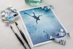 Schmincke Farba akwarelowa Horadam Aquarell - - 984, Tundra Blue, 5 ml ><noscript><img width=