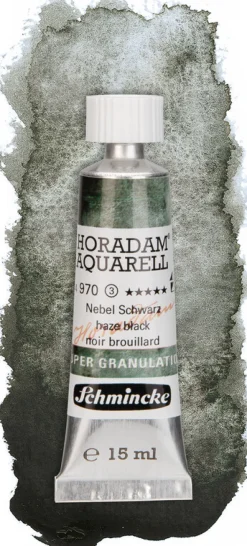 Schmincke Farba akwarelowa Horadam Aquarell - - 970, Haze Black, 15 ml