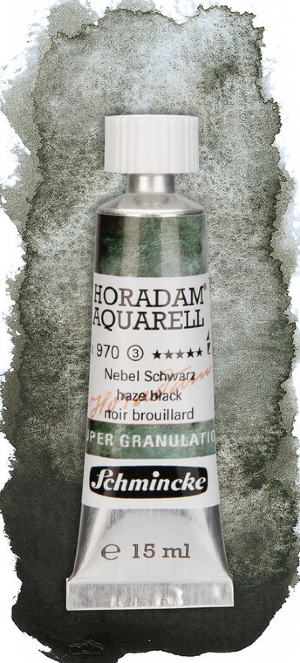 Schmincke Farba akwarelowa Horadam Aquarell - - 970, Haze Black, 15 ml