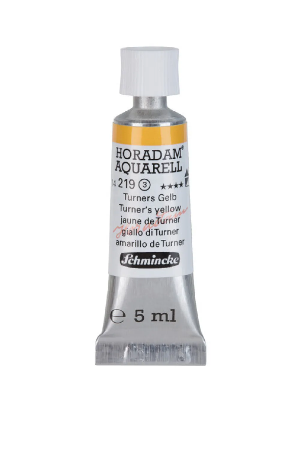 Schmincke Farba akwarelowa Horadam Aquarell - - 219, Turner's Yellow, 5 ml