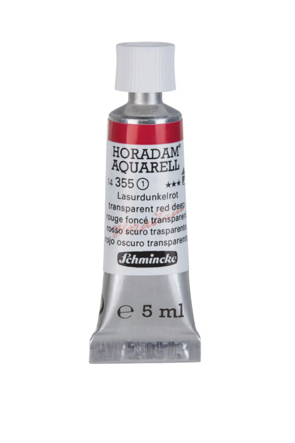 Schmincke Farba akwarelowa Horadam Aquarell - - 355, Transparent Red Deep, 5 ml