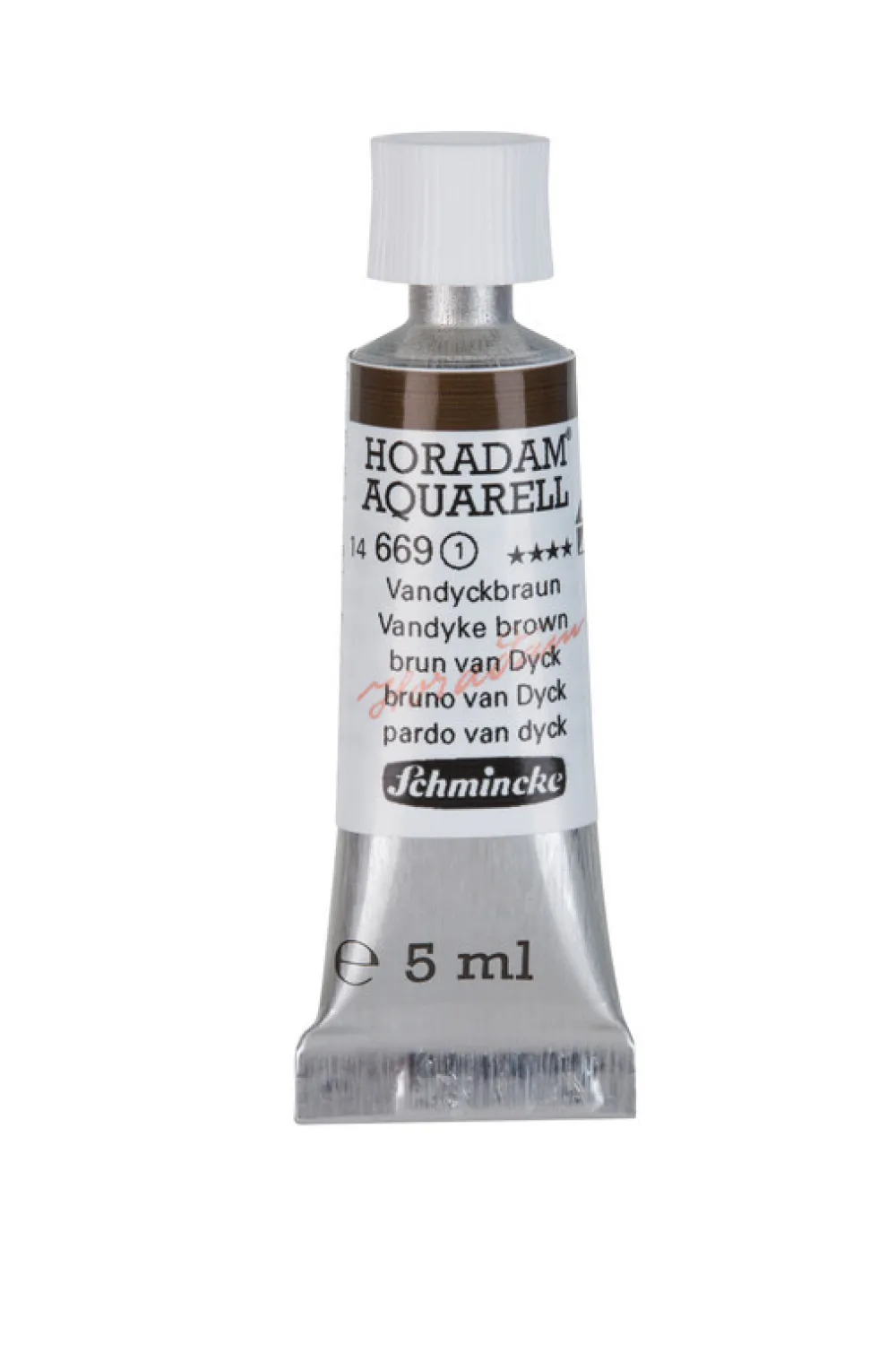 Schmincke Farba akwarelowa Horadam Aquarell - - 669, Vandyke Brown, 5 ml
