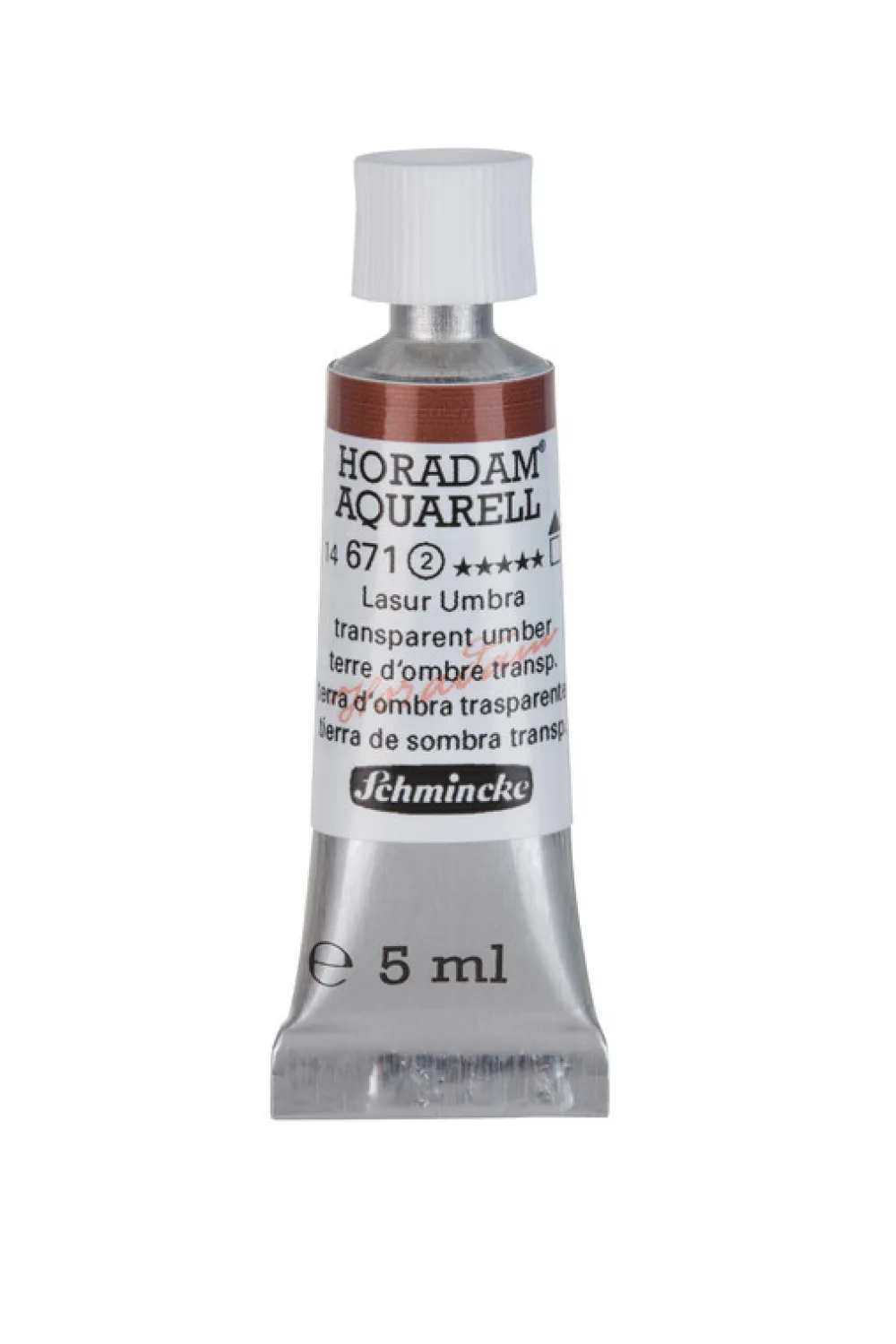 Schmincke Farba akwarelowa Horadam Aquarell - - 672, Mahogany Brown, 5 ml > Farby Akwarelowe