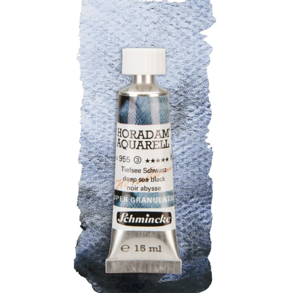 Schmincke Farba akwarelowa Horadam Aquarell - - 955, Deep Sea Black, 15 ml > Farby Akwarelowe