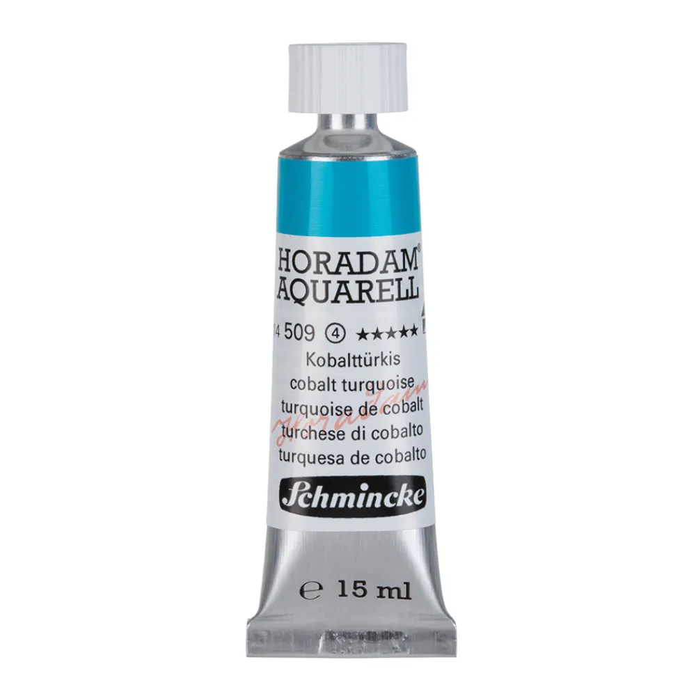 Schmincke Farba akwarelowa Horadam Aquarell - - 509, Cobalt Turquoise, 15 ml