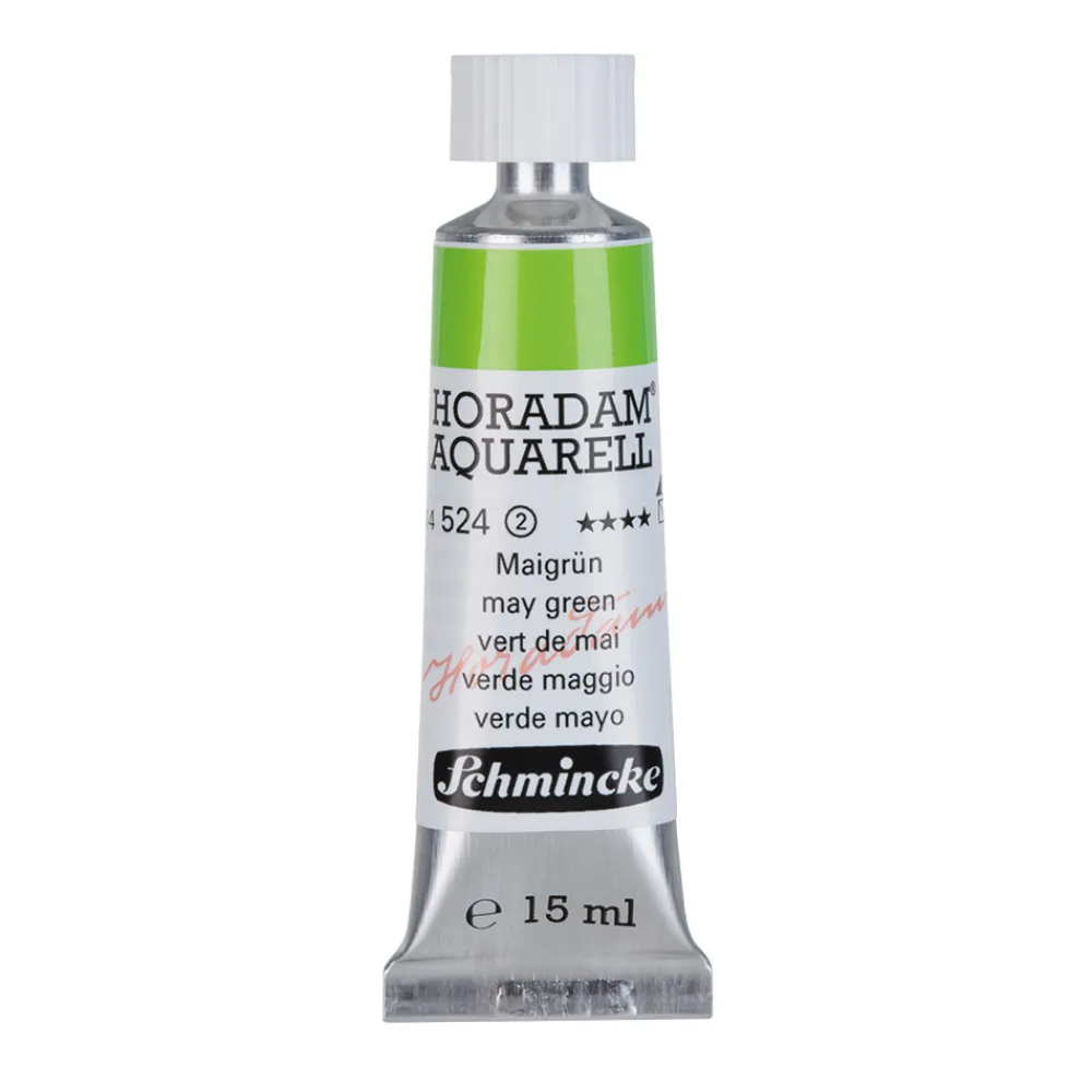 Schmincke Farba akwarelowa Horadam Aquarell - - 525, Olive Green Yellowish, 15 ml > Farby Akwarelowe