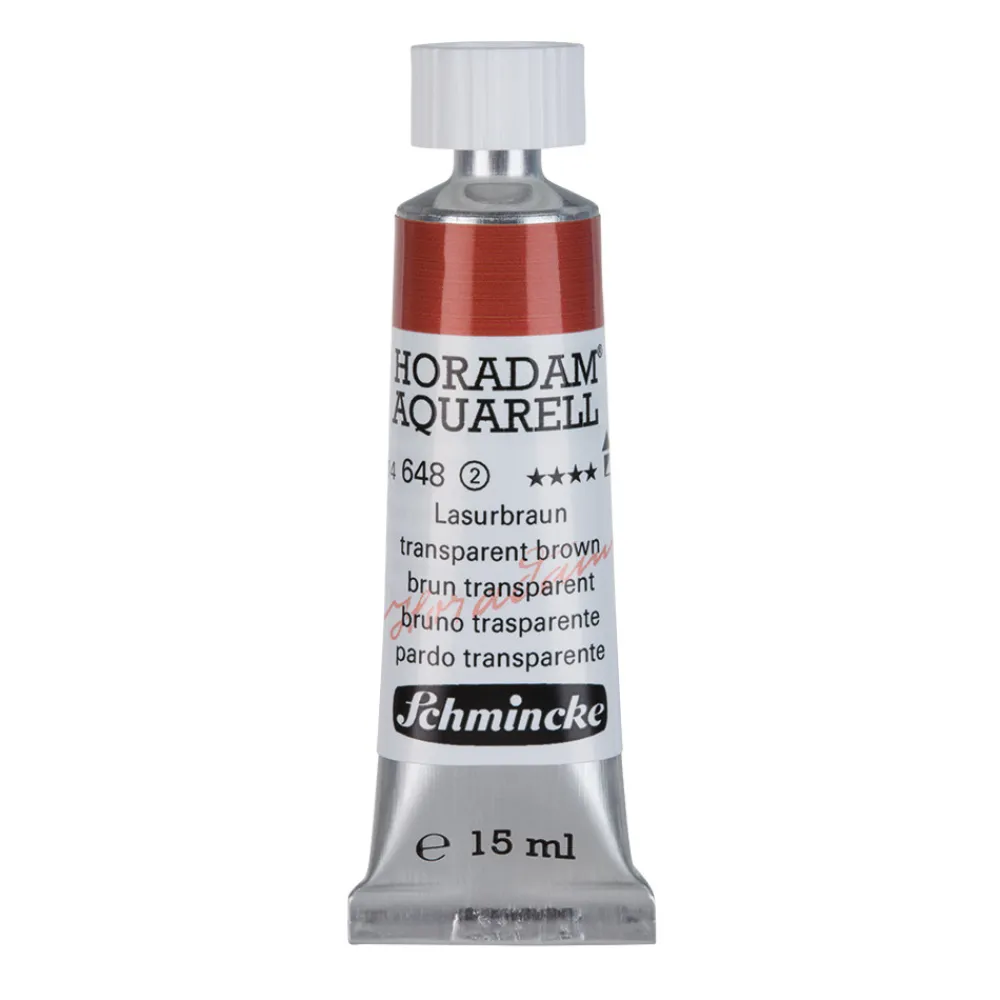 Schmincke Farba akwarelowa Horadam Aquarell - - 648, Transparent Brown, 15 ml