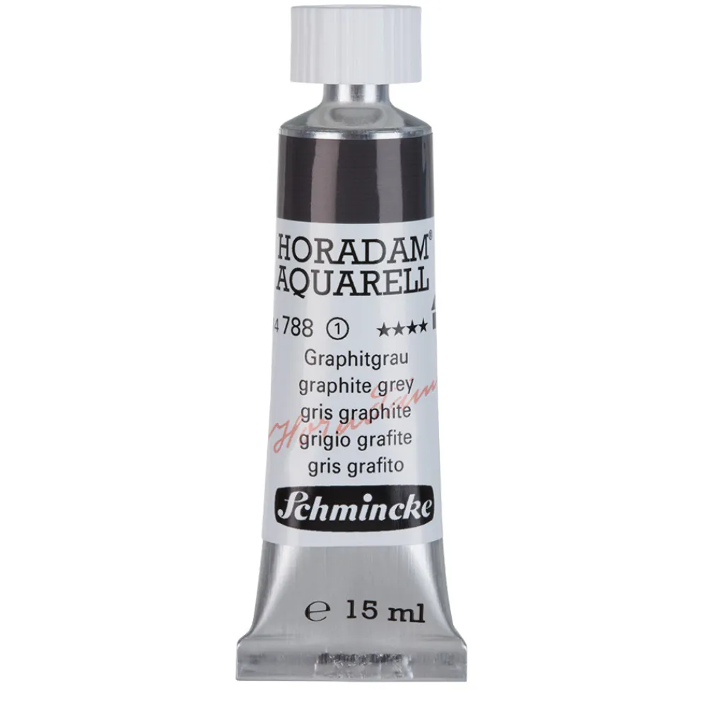 Schmincke Farba akwarelowa Horadam Aquarell - - 789, Hematite Black, 15 ml > Farby Akwarelowe